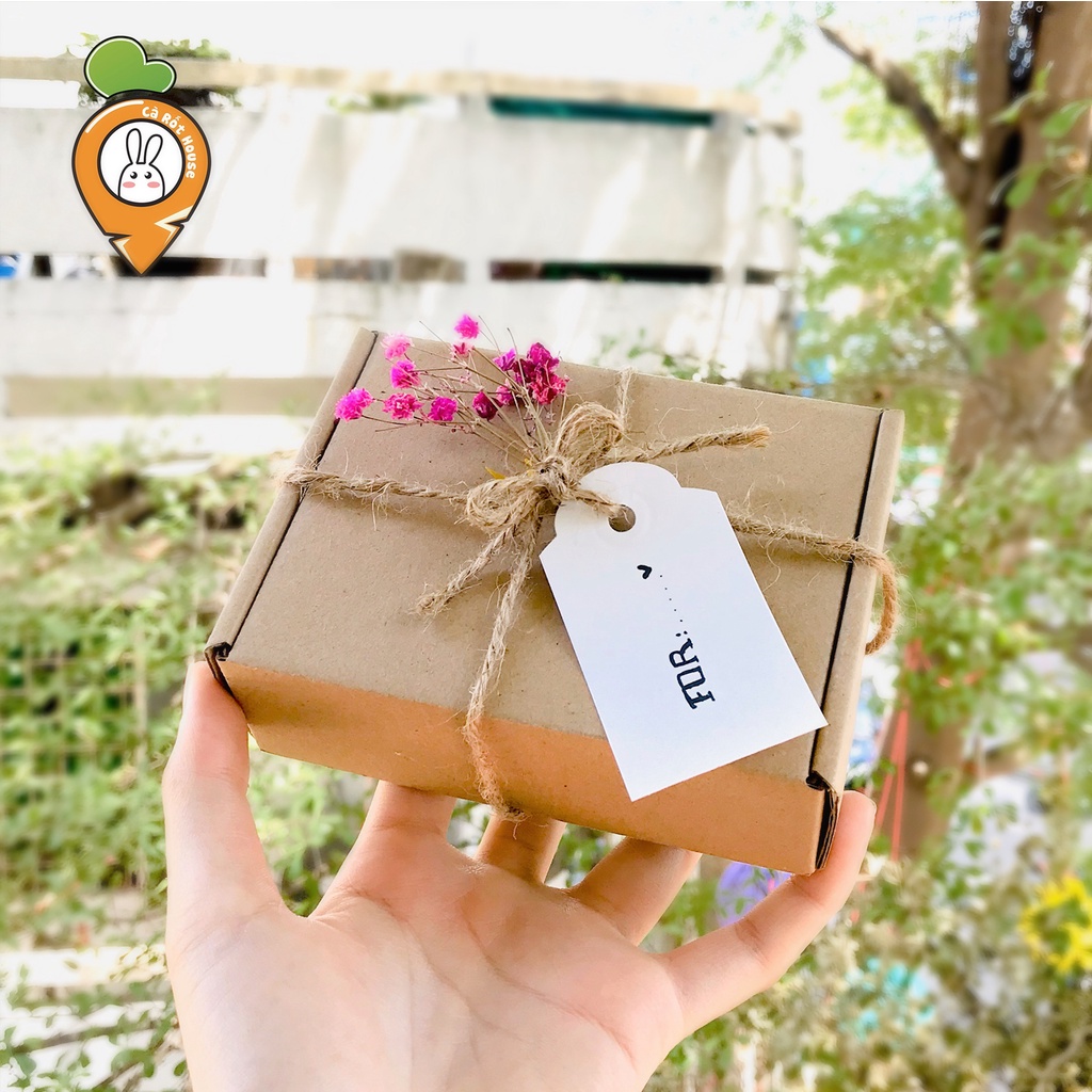 [13x9x4cm] Hộp carton nắp gài đựng hàng (son, trang sức, mỹ phẩm, quà tặng, handmade) / [Ảnh thật][Ưu đãi][Sỉ lẻ]