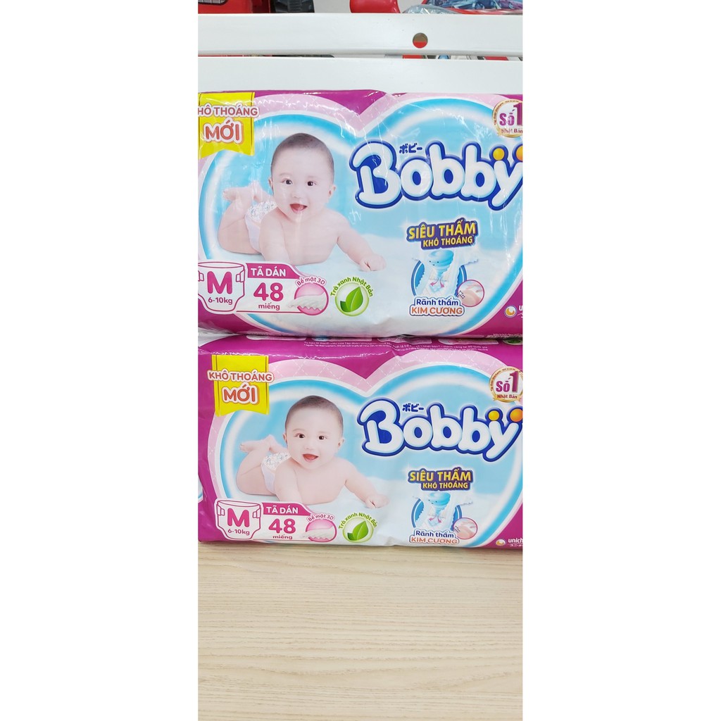 Bỉm dán Bobby NB2 60, XS42, M48, M76, L42, L68, XL36, XL62
