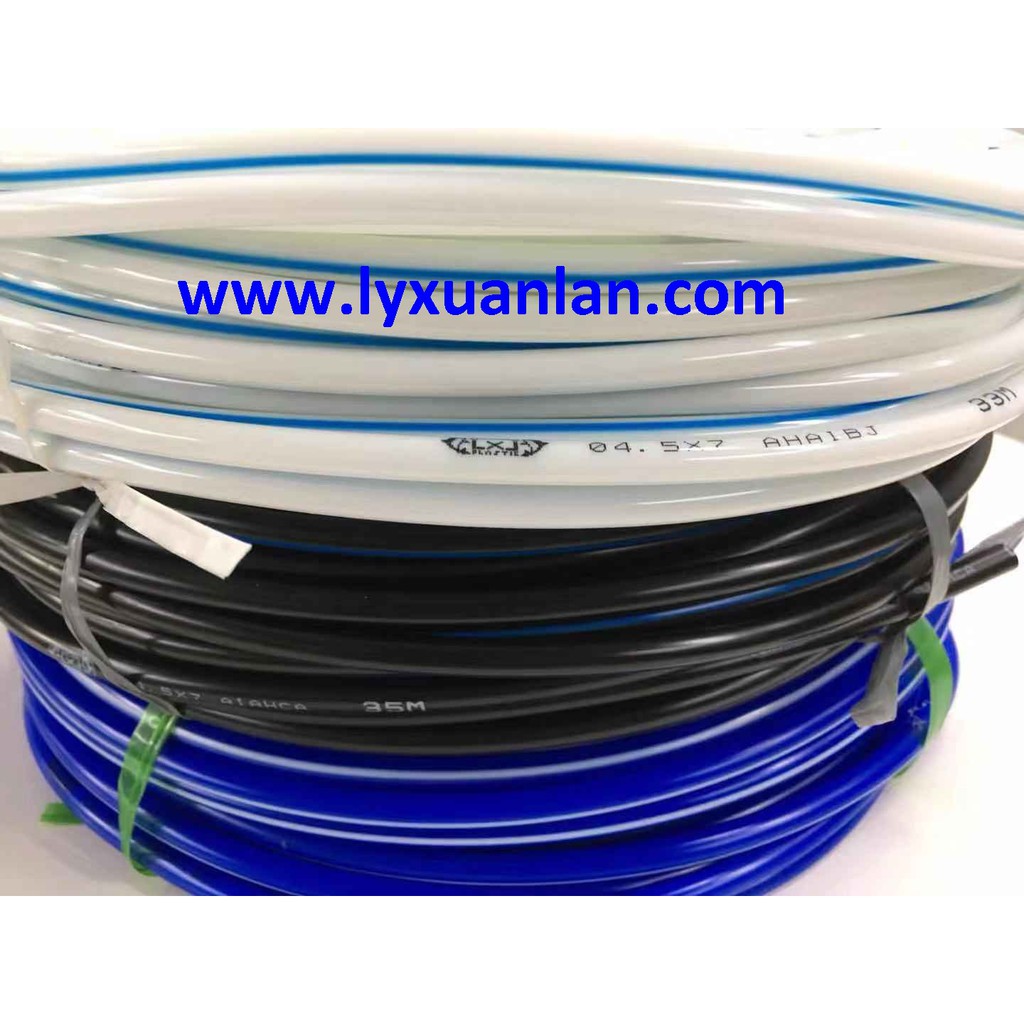 Ống nhựa dẻo PVC 5mm (xanh đen trắng)