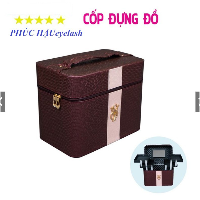 Cốp Trang Điểm, Nối Mi, Nail, Phun Săm ,Cốp Đựng Phụ Kiện ,Đa Năng,( khách chọn màu NT shop)