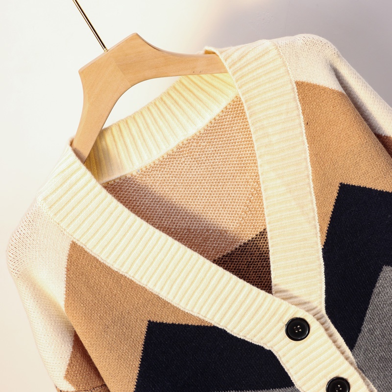 Áo khoác cardigan Áolen phong cách Hàn Quốc thời trang ấm áp cho nam và nữ retro ifashion new tops wear
