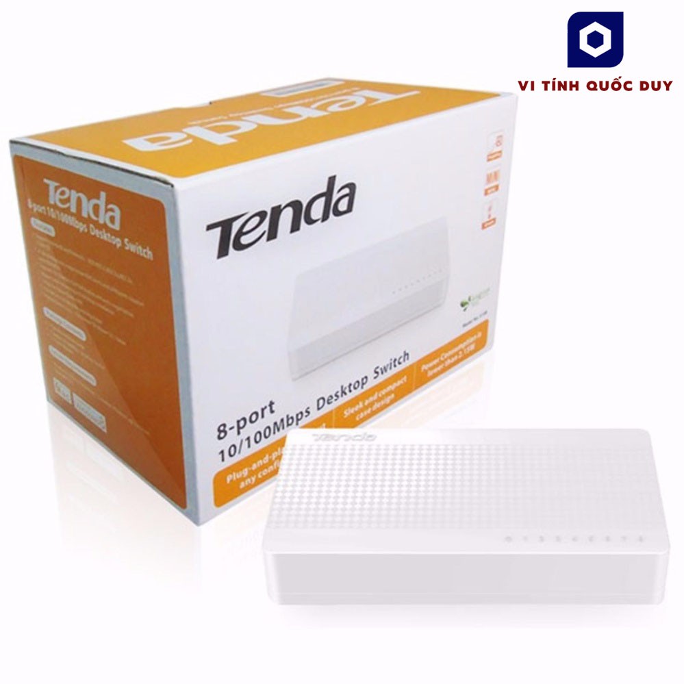Switch Tenda 8 cổng (8 port). Vi Tính Quốc Duy