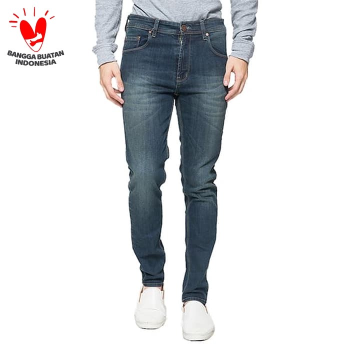 Quần Jeans Nam Dáng Ôm Màu Xanh Dương / Xám / Đỏ 2nd 133221 - Blue, 30