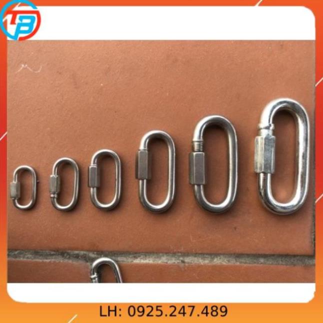 Móc nối xích, khóa xích INOX [ Phi 10mm ] CÁP THÉP Thái Bình VinàN