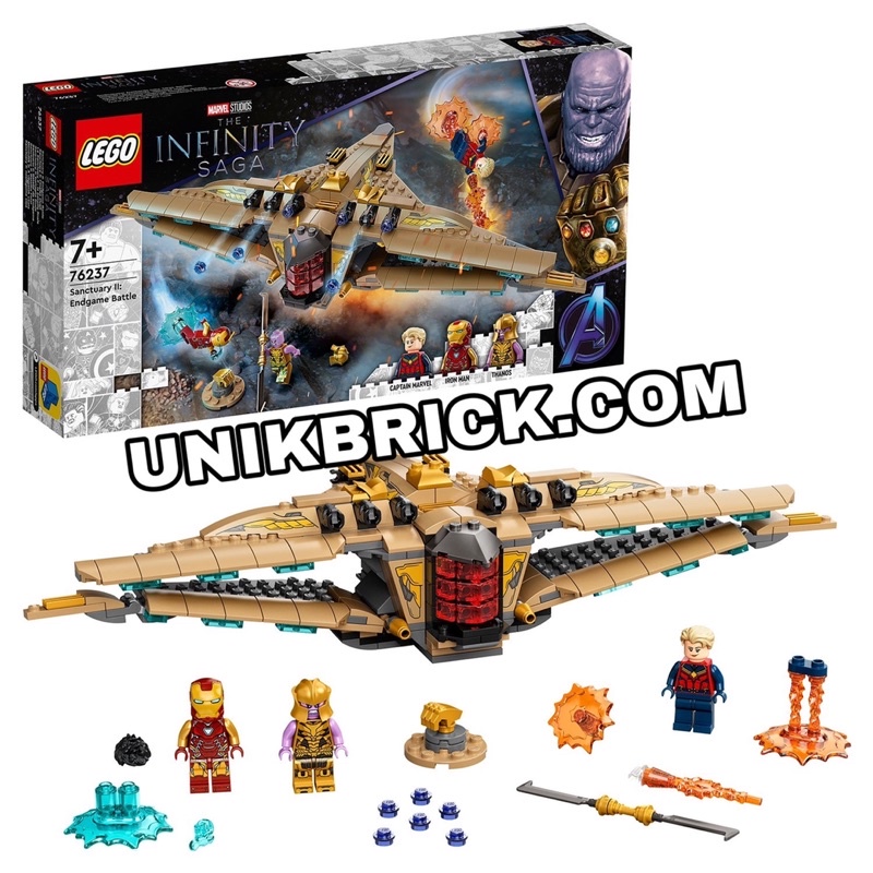 Lego UNIK BRICK Marvel 76237 Sanctuary II: Endgame Battle Cuộc chiến cuối cùng chính hãng .