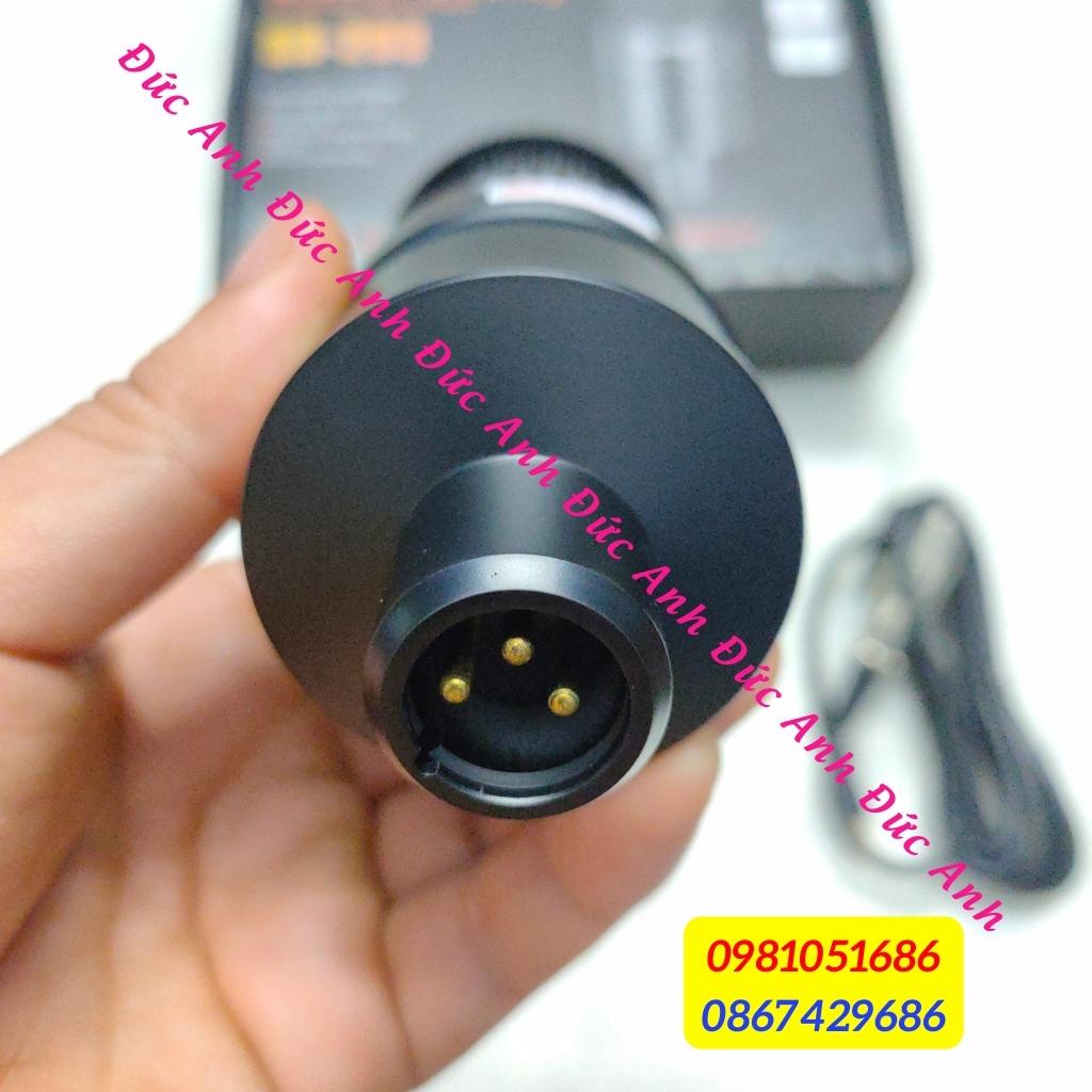 Mic thu âm livestream SDRD 203, mẫu mic 5V kết hợp được nhiều sound card mixer như K10, K300, H9, F4, F7... BH 6 Tháng