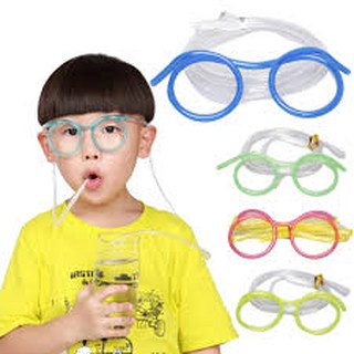 Ống hút mắt kính đồ chơi kiêm vật dụng tiện lợi & độc đáo