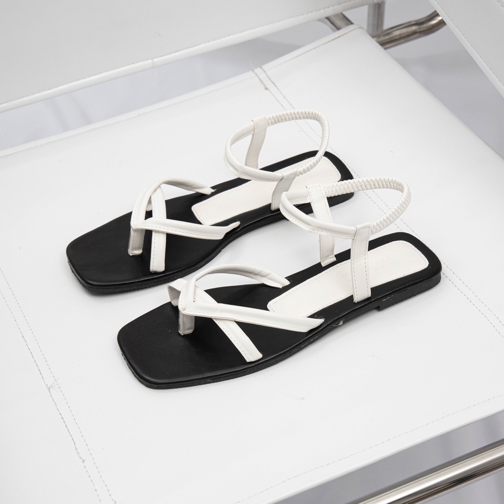 Giày MWC 2923 - Giày Sandal Kẹp Ngón Đế Bệt Quai Dây Mảnh Thời Trang
