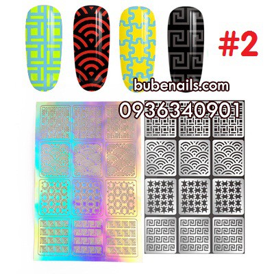 Giấy Vinyls tạo mẫu móng lẻ (part 1) - SALE ĐỒ NAIL