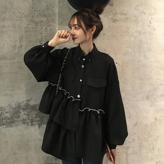 Áo sơ mi đen cách điệu lạ - ảnh thật cuối
