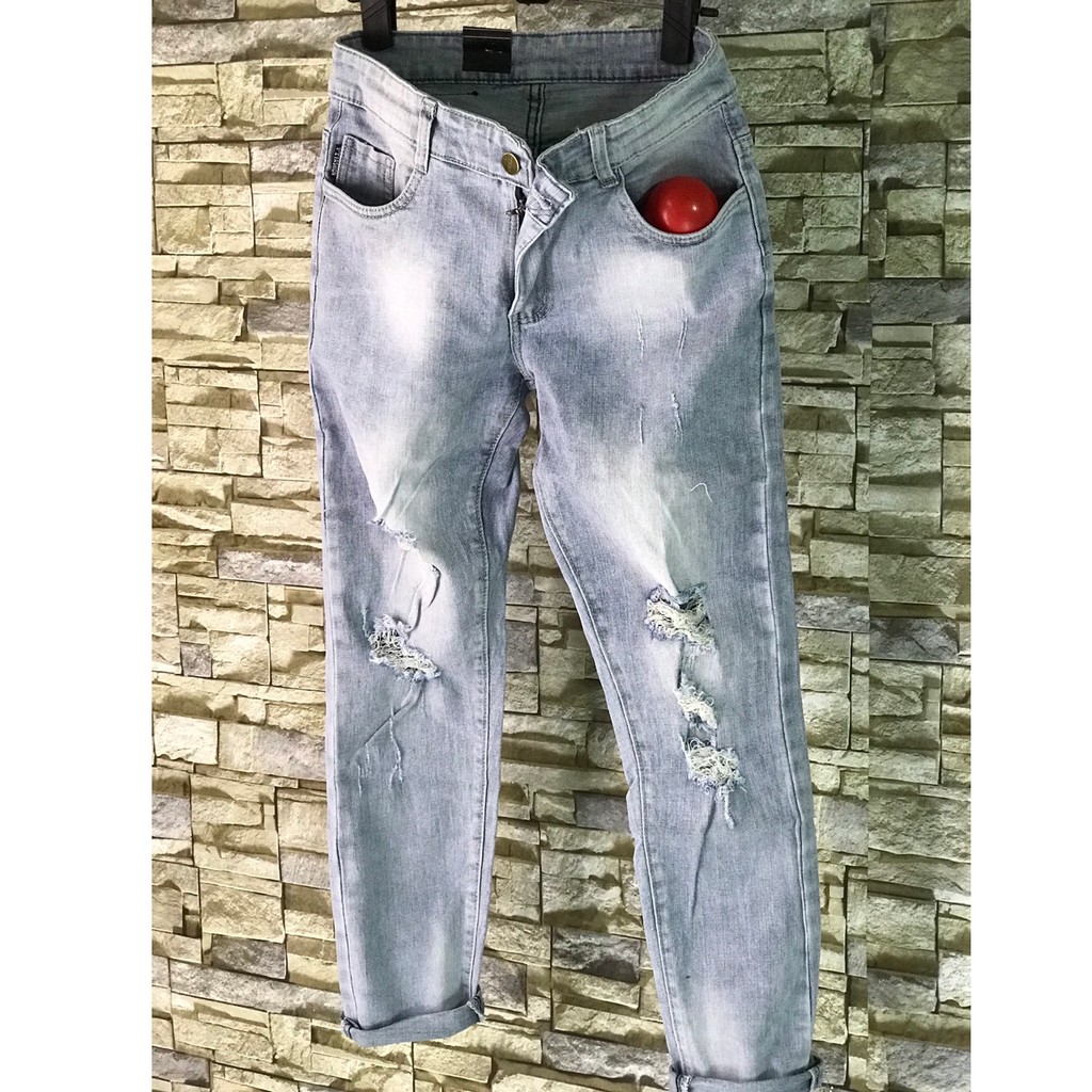 Quần Jean Nam rách Co Giãn | BigBuy360 - bigbuy360.vn