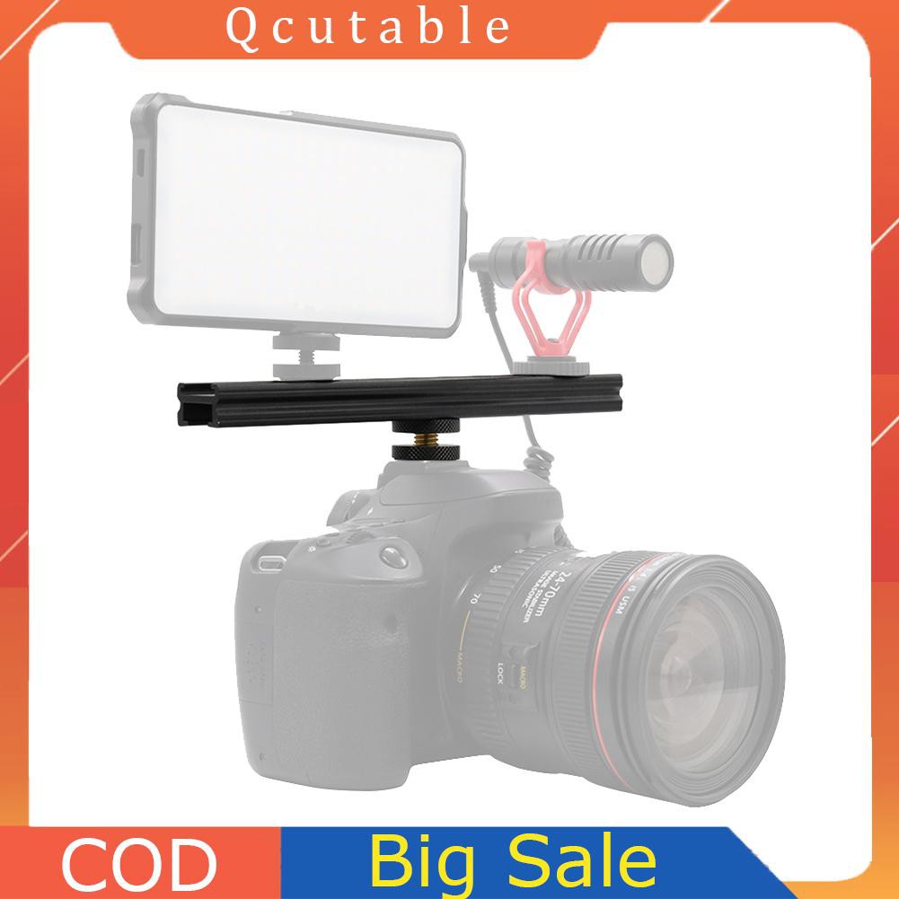 Giá đỡ hai miếng gắn đèn có thể mở rộng cho đèn máy ảnh/micro/màn hình