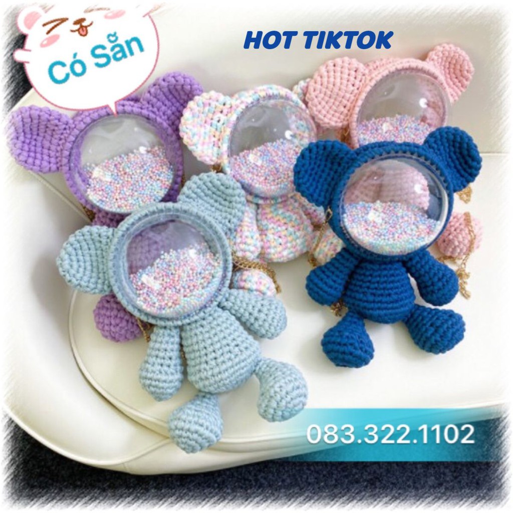 TÚI GẤU LEN SIÊU HOT Nhiều Mẫu