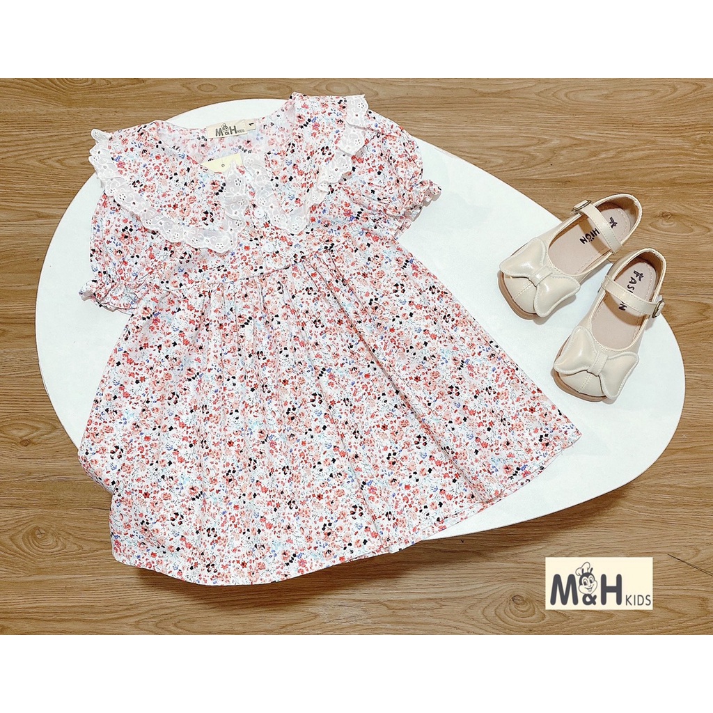 Váy bé gái, váy thô hoa nhí, cho bé từ 12-25kg