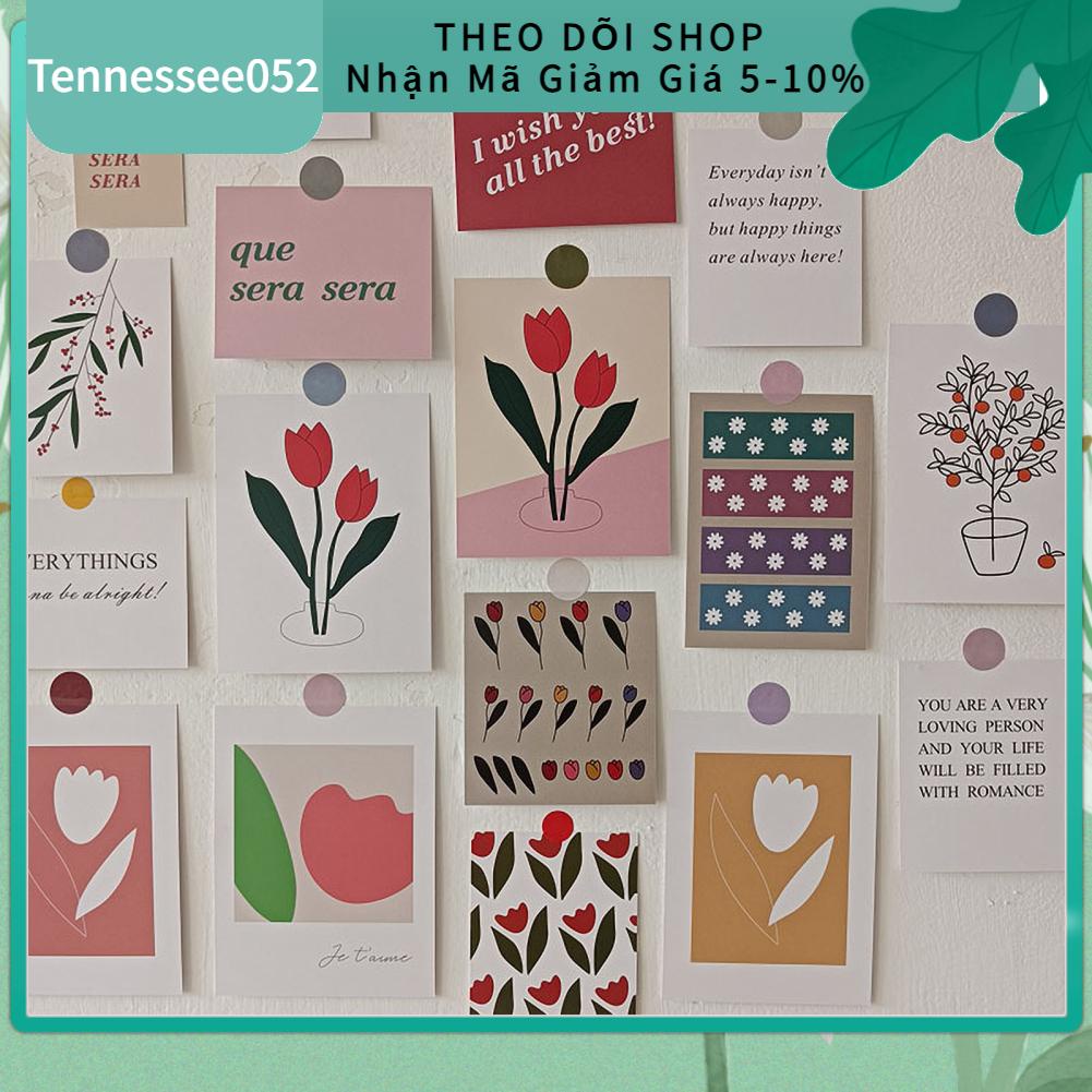 Tennessee052 Tennessee052 Thẻ treo tường trang trí phòng áp phích thẻ chủ đề hoa để nhà