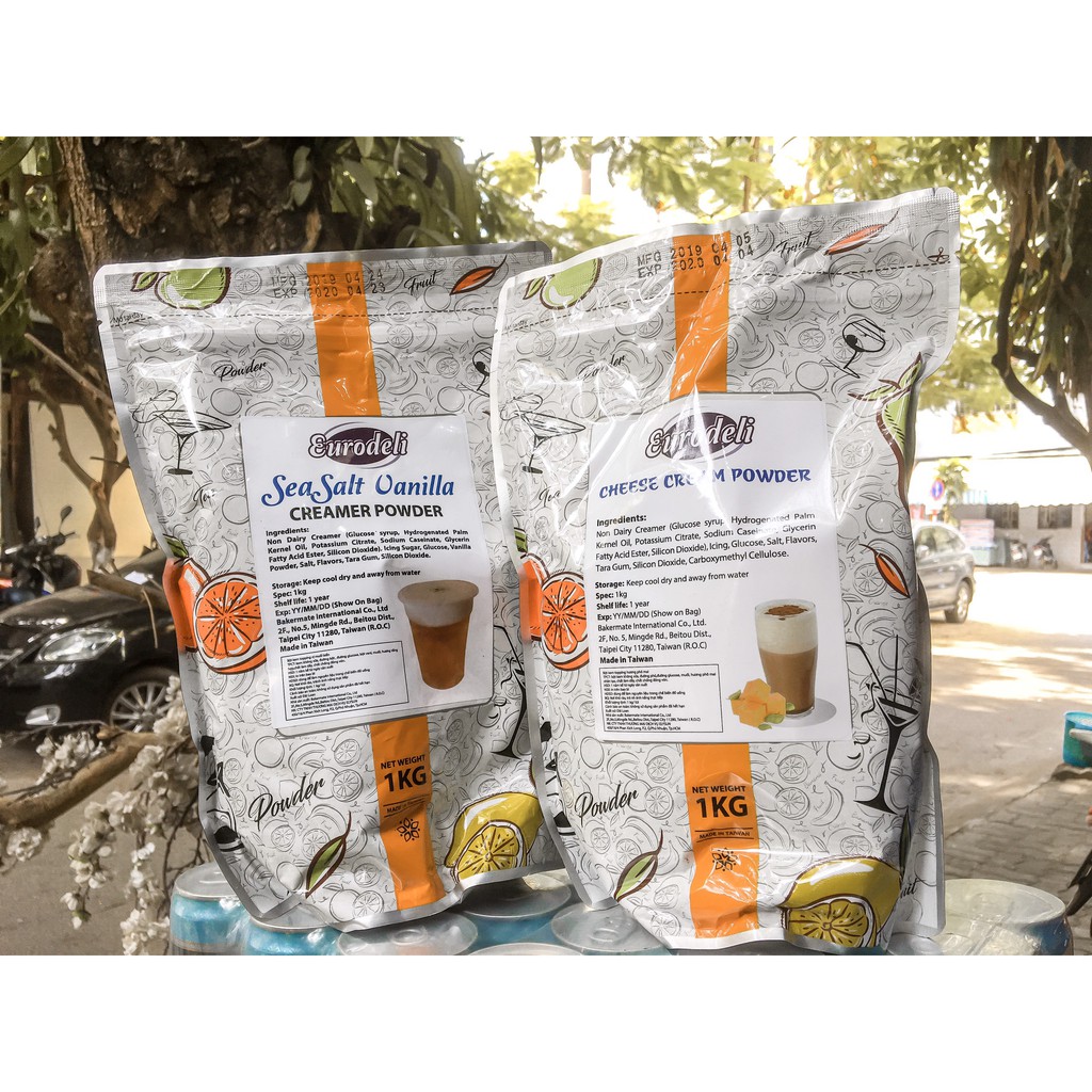 Bột Milkfoam Eurodeli vị muối biển 1kg - Nguyên liệu pha chế CLOUD MART