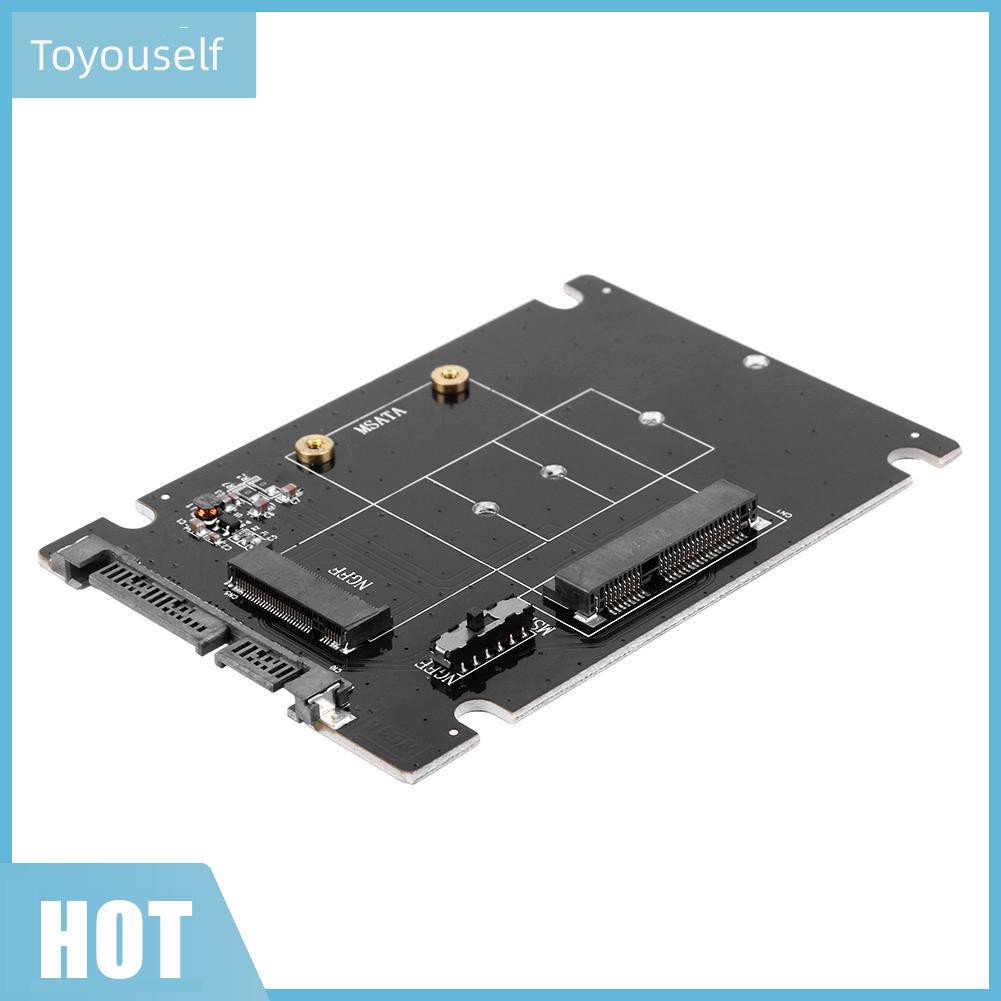 Bộ Chuyển Đổi Thẻ Nhớ Ssd 2 Trong 1 Msata Sang Sata Ngff M.2 Sang Sata3 | BigBuy360 - bigbuy360.vn