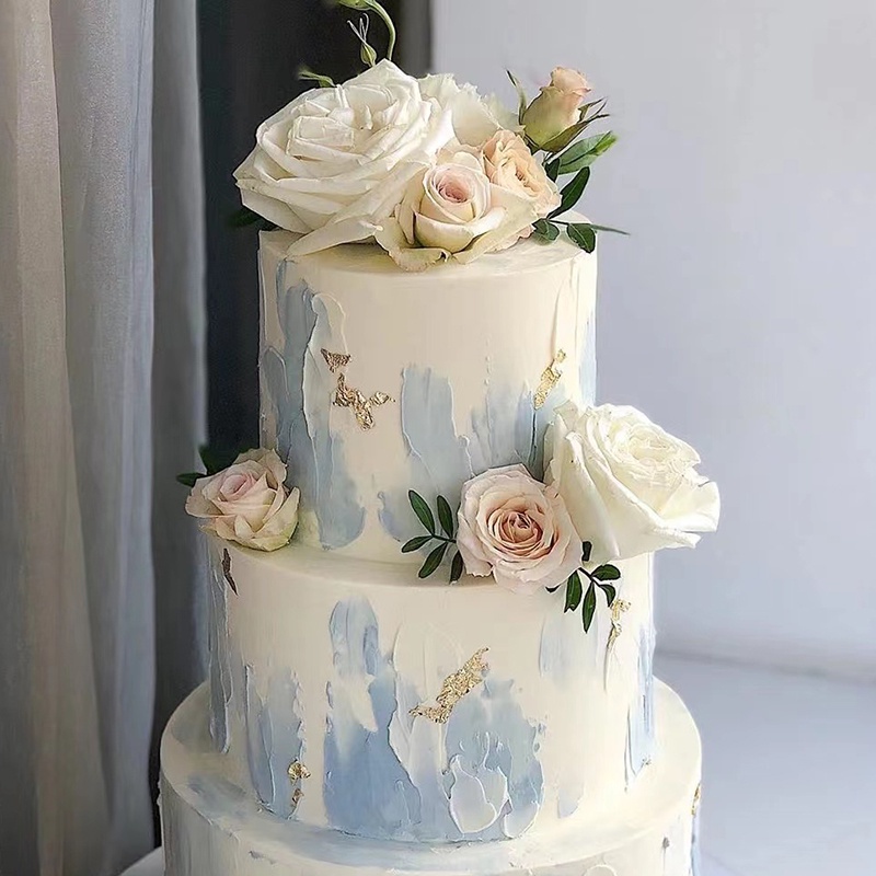Hoa Hồng Nhân Tạo Dùng Trang Trí Bánh Kem DIY