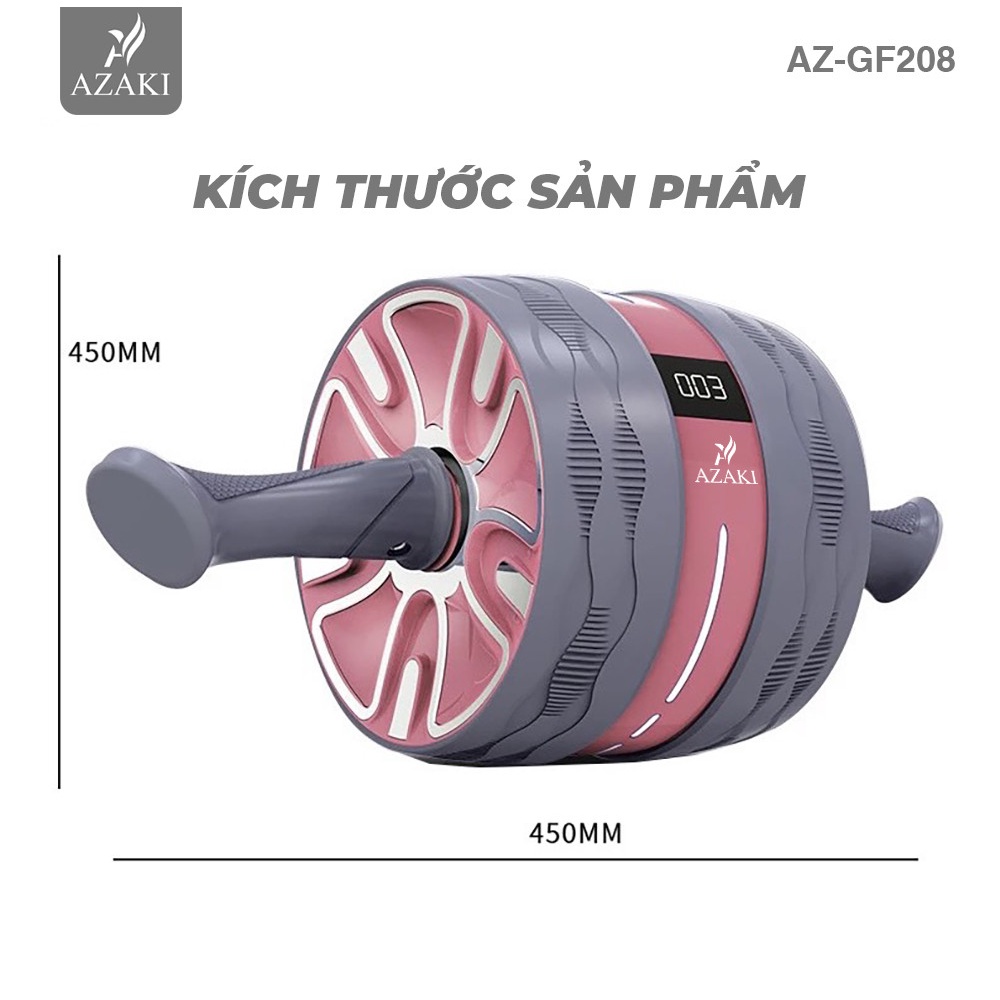 Con lăn tập bụng thông minh azaki GF208 săn chắc các cơ
