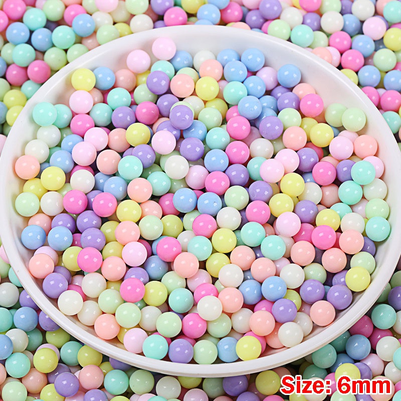 Túi 10g hạt nhựa làm phụ kiện trang sức/điện thoại DIY