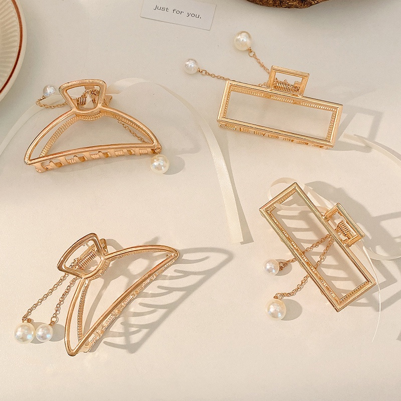 Kẹp Tóc Kim Loại Phối Nơ Phong Cách Hàn Quốc Thời Trang Cho Nữ