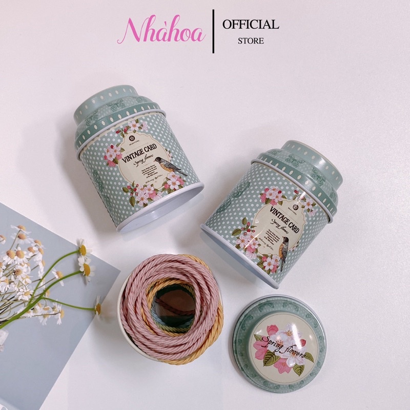 Hộp 50 Dây Buộc Tóc Nhiều Màu. - Chính Hãng NHÀ HOA