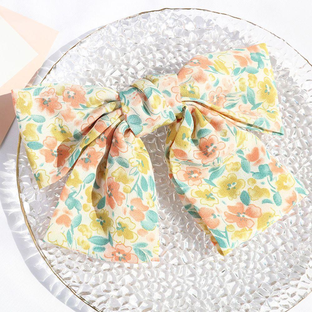 Kẹp Tóc Nơ Sau Lưng Nhiều Màu Sắc Phong Cách Nhật Bản Cho Nữ