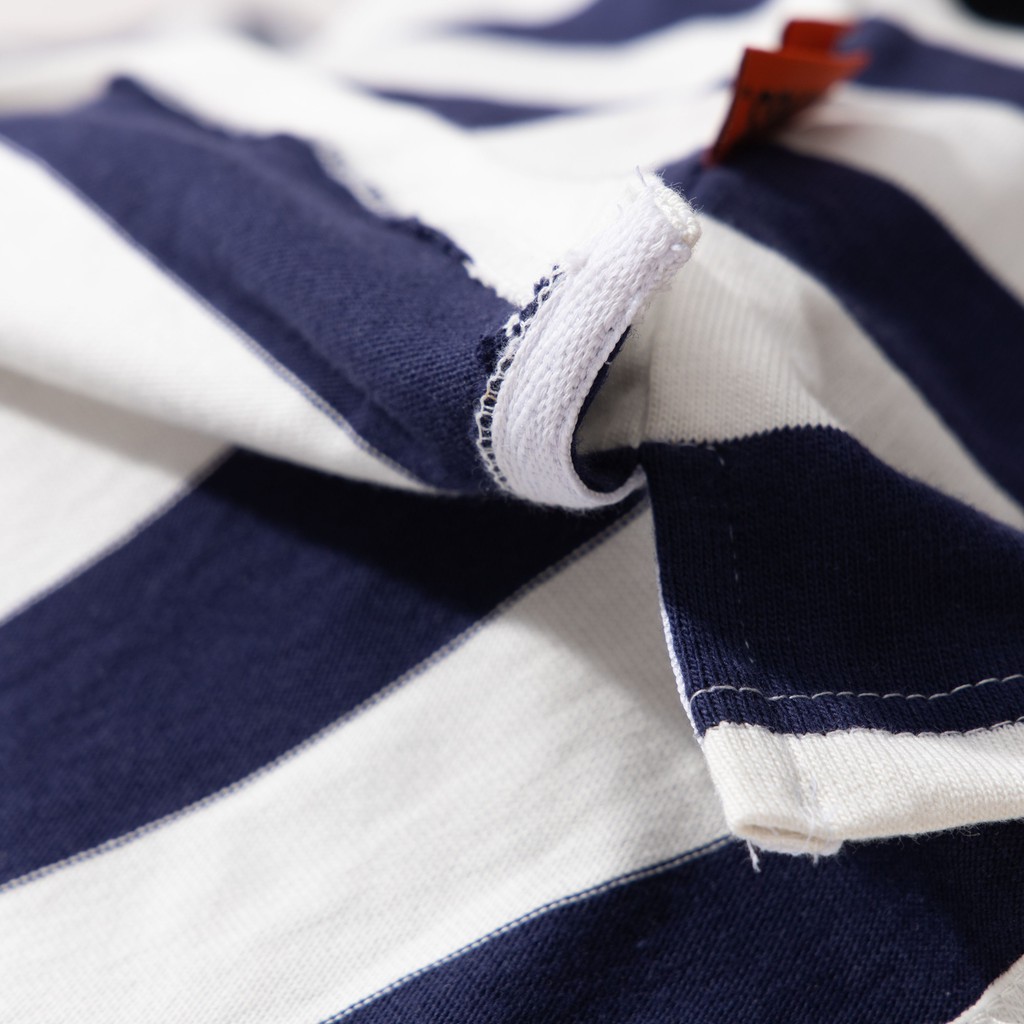 Áo Polo Collectors Dr.Bon Striped &quot;Navy&quot;