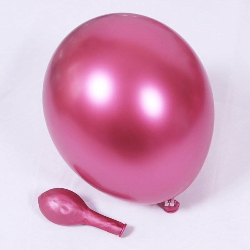 Bong Bóng Kim Loại 12 Inch Màu Sắc Lấp Lánh Dùng Để Trang Trí Tiệc Sinh Nhật