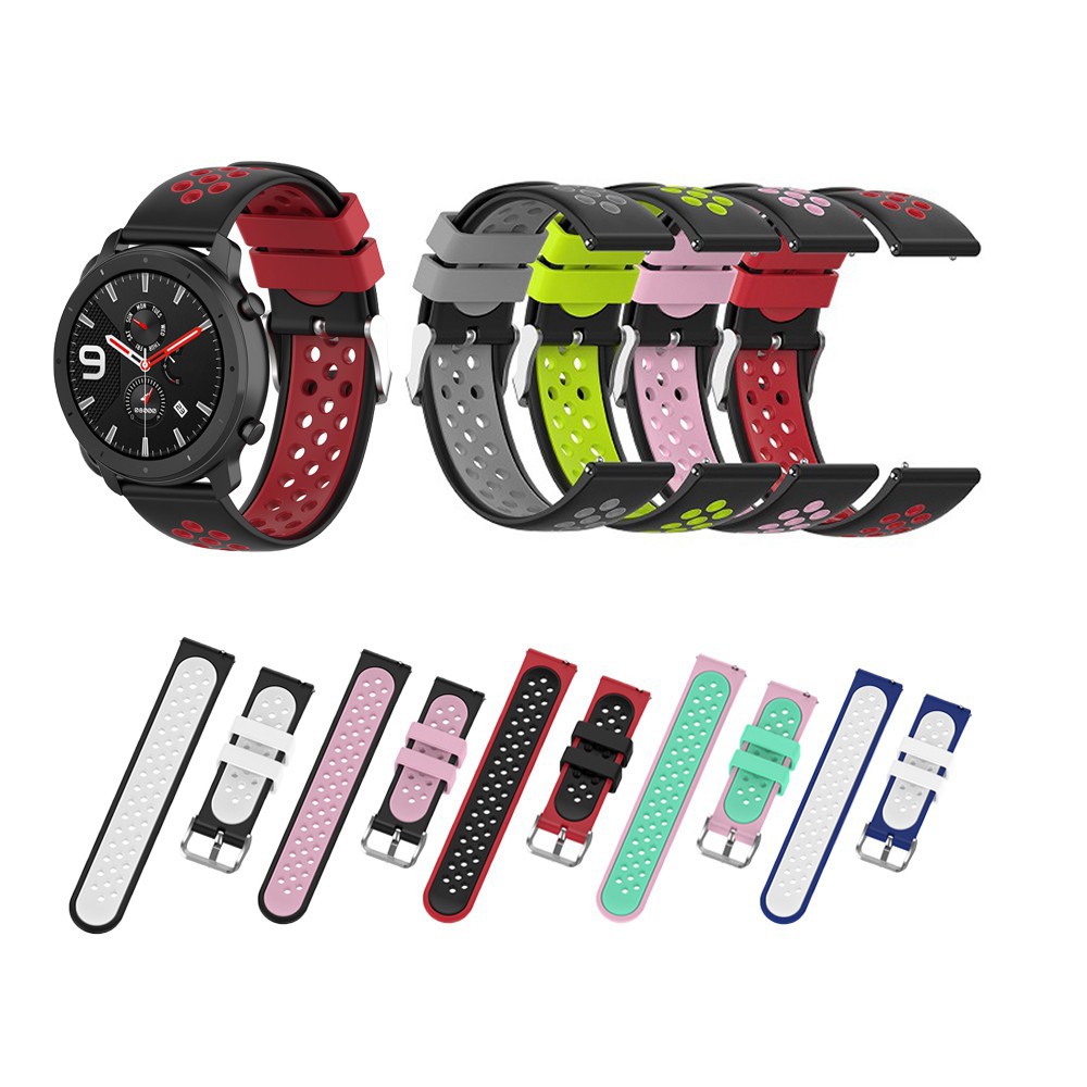 Silicone Strap for Xiaomi Huami Amazfit Stratos 2 2s 3 Smart Watch Band 22MM Sport Bracelet for AMAZFIT GTR 47mm Belt