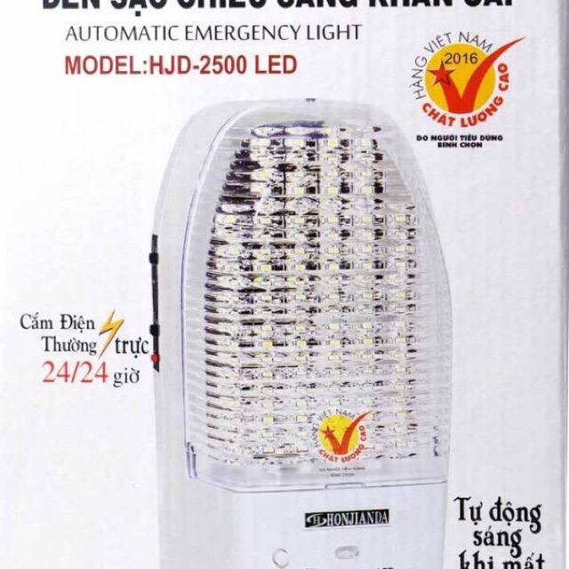 Đèn Sạc Chiếu Sáng Khẩn Cấp HJD-2500 Led