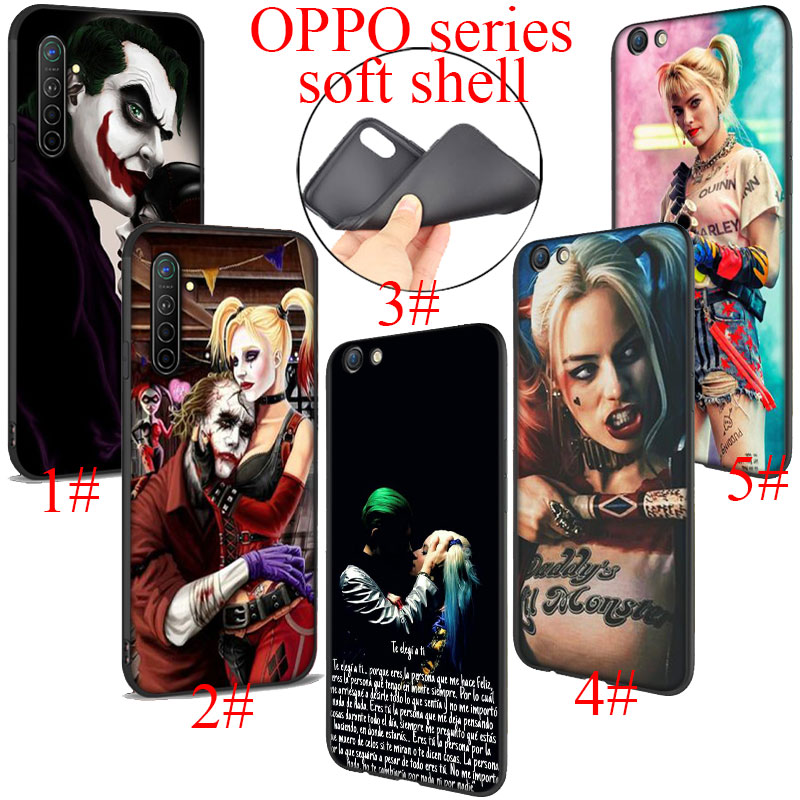 harley quinn and joker Soft Phone Case for OPPO A3s A5 A37 A39 A57 A5s A7 A59 F1s A77 F3 A83 A1 F5 A73 F7 Cover