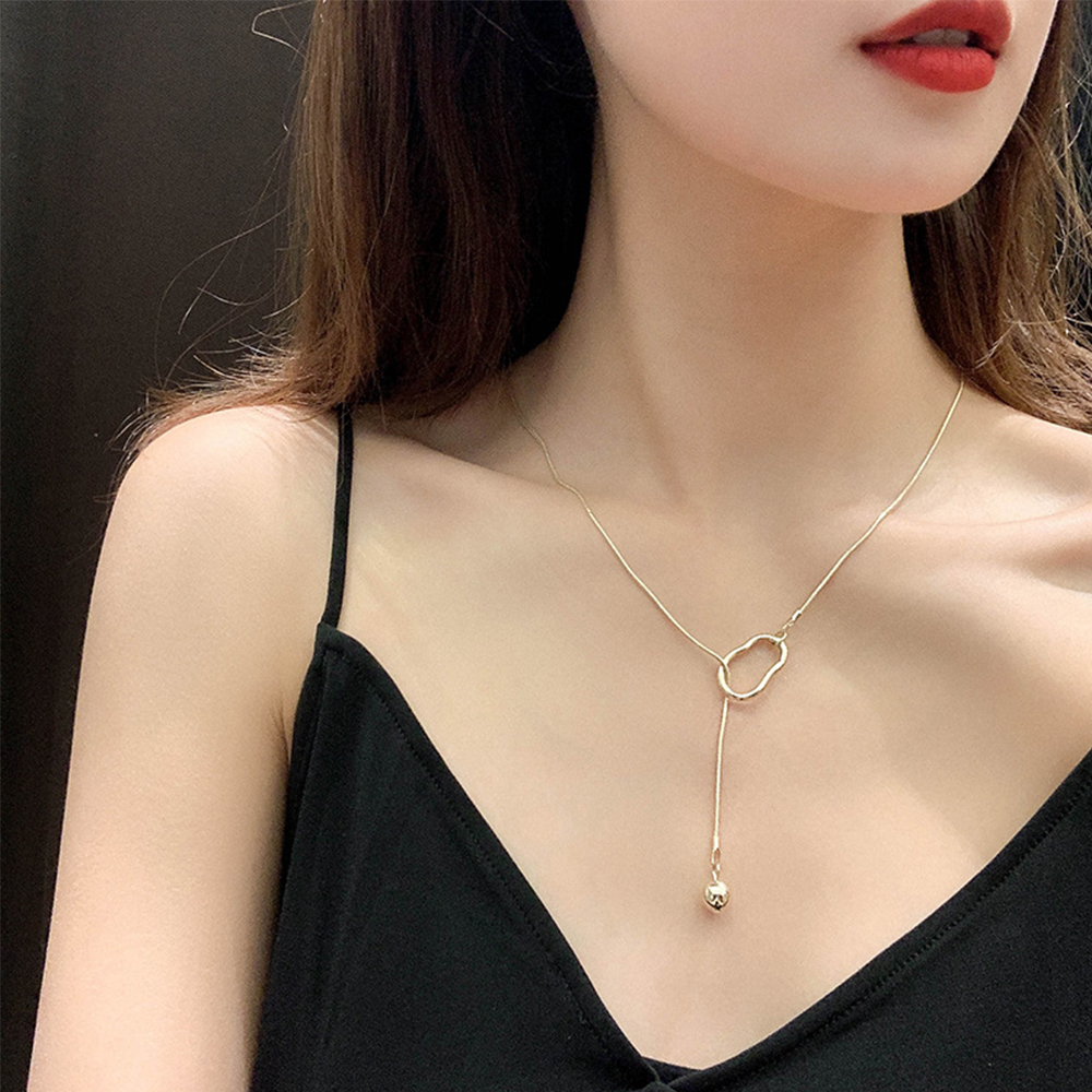 vòng cổ Mặt Kim Loại Tròn Có Thể Điều Chỉnh Kích Cỡ