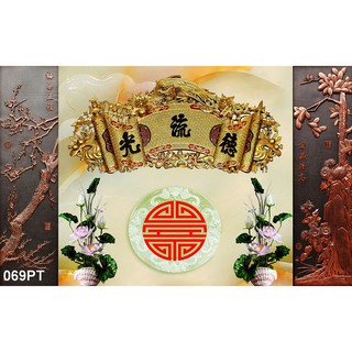 TRANH DÁN TƯỜNG PHÒNG THỜ 3D