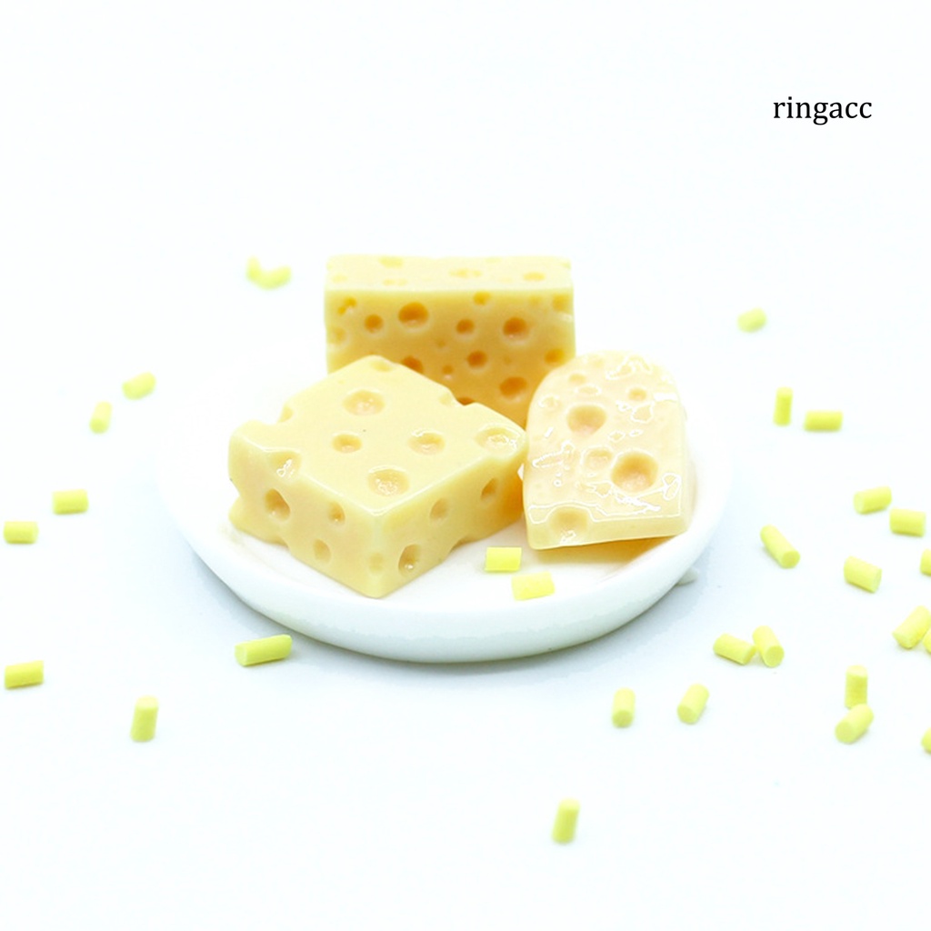 Set 10 Mô Hình Bánh Mì Phô Mai Mini Trang Trí Tiểu Cảnh