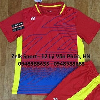 Áo cầu lông Yonex 3056 nữ (xanh,đỏ)