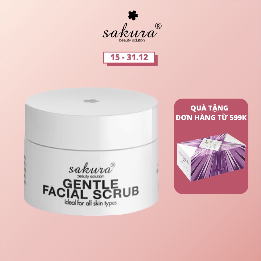 Tẩy tế bào chết da mặt Sakura Gentle Facial Scrub 30ml