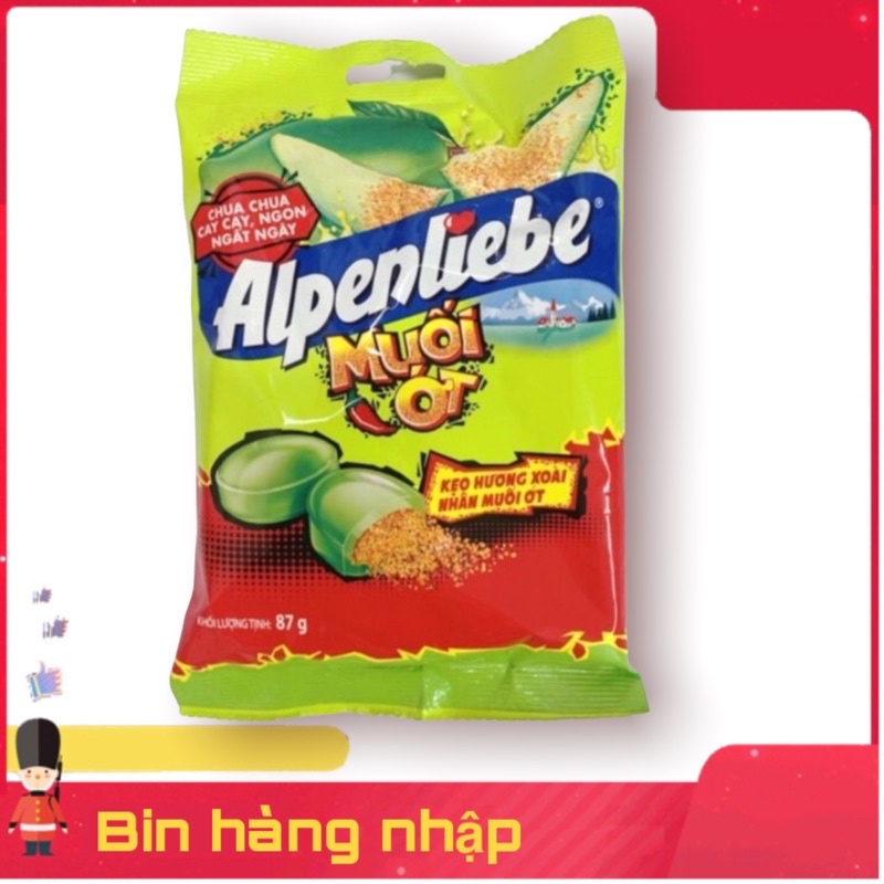 Kẹo Alpenliebe Xoài Muối Ớt gói +-31 viên thumbnail