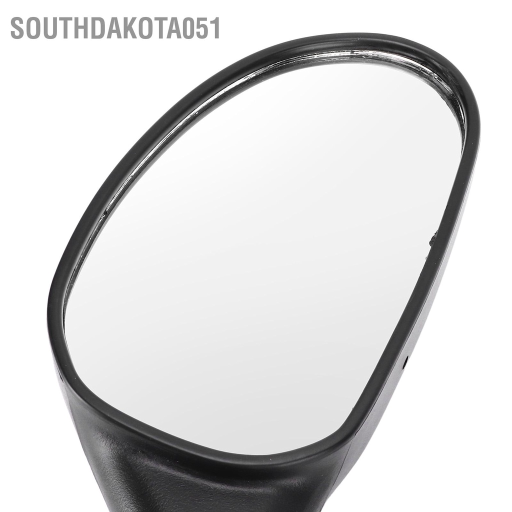 Southdakota051 Ghép cặp Gương phản chiếu phía sau xe máy Thay thế đa năng cho GY6 150cc Mopeds Xe tay ga ATVs