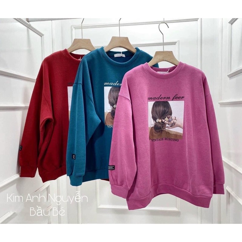 Áo nỉ bông cô gái Qc (85k)