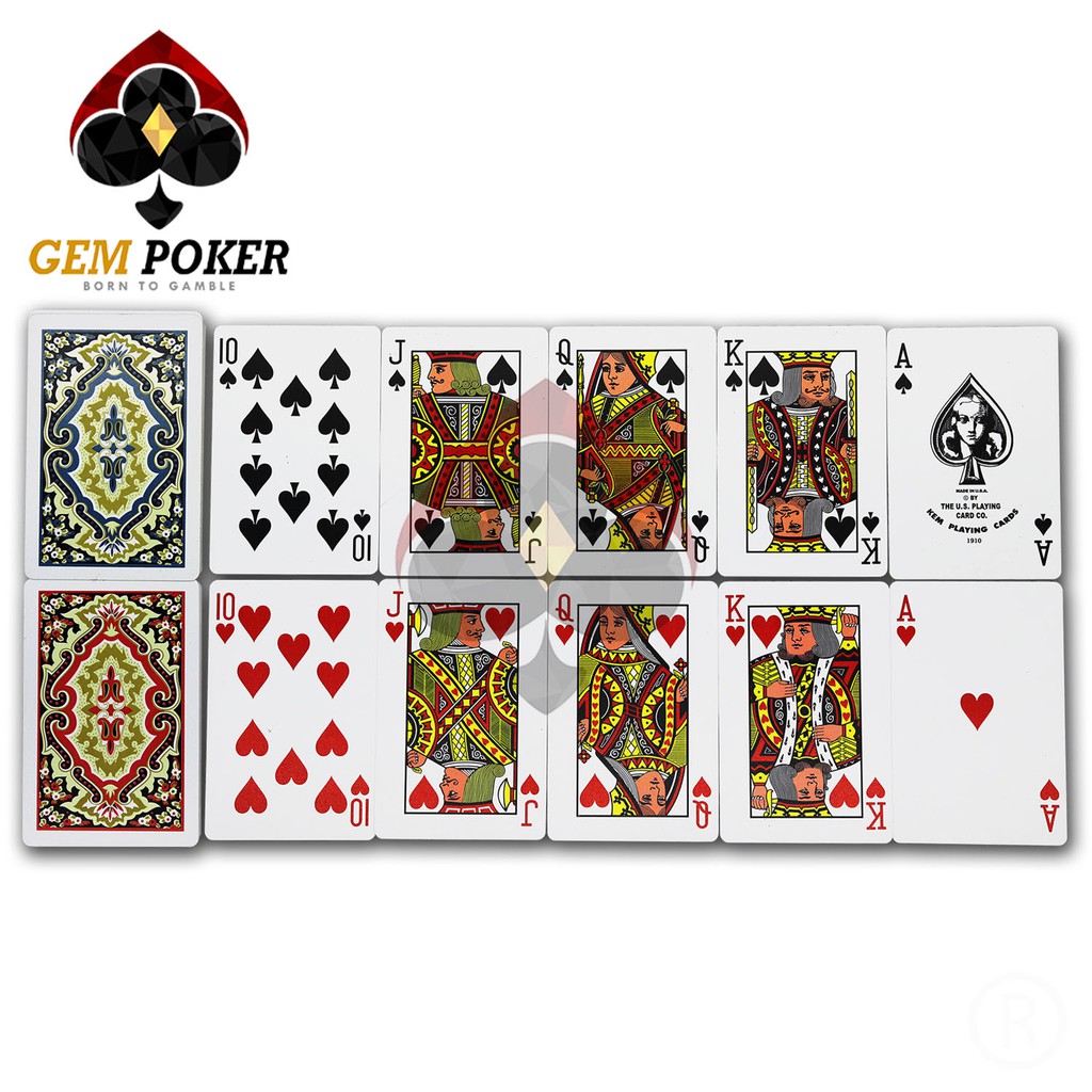 ⚜️ BÀI TÂY NHỰA KEM PAISLEY - MADE IN USA ⚜️