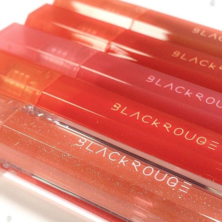 Son Tint Bóng Siêu Lì Có Màu Son Black Rouge Half N Half Water Glow