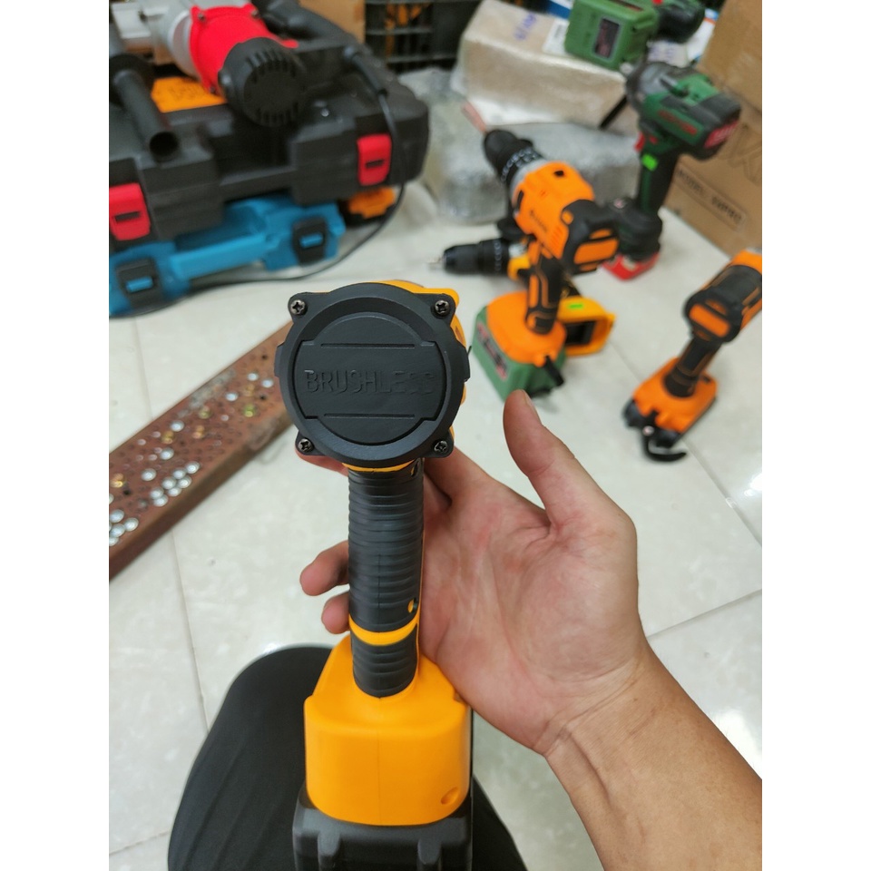 Thân Máy siết bulong 2 chức năng pin 21v Hukan x4 PRO không chổi than HOT nhất 2022