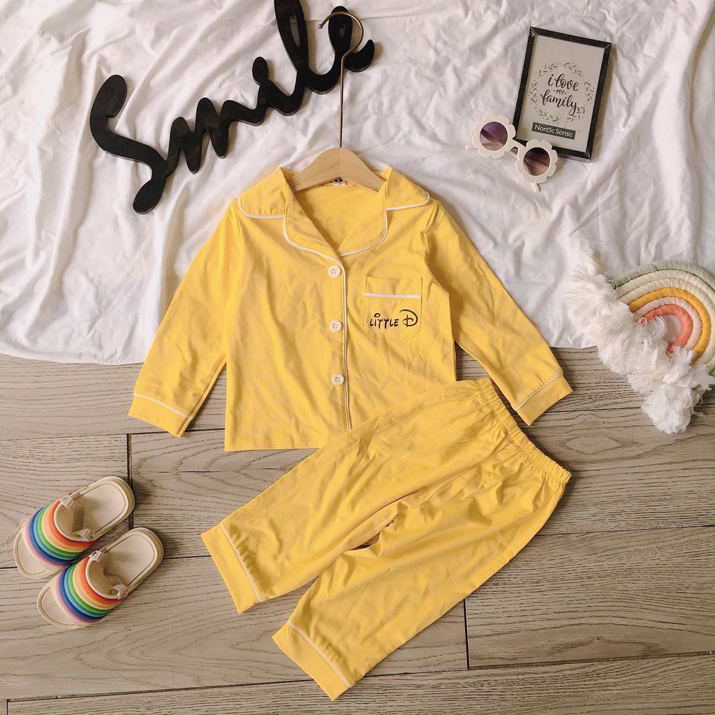 Lyvyshop - Bộ pijama cotton 4 chiều loại 1 cho bé 09-26kg