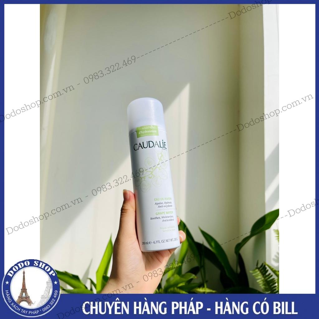 Xịt khoáng dưỡng ẩm Caudalie Grape Water 200ml_Hàng Có Bill_Dodoshop