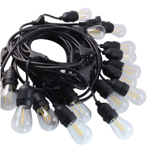 ✨FREESHIP✨ Bộ đuôi đèn liên dây 10m 20 đuôi E27 trang trí ngoài trời