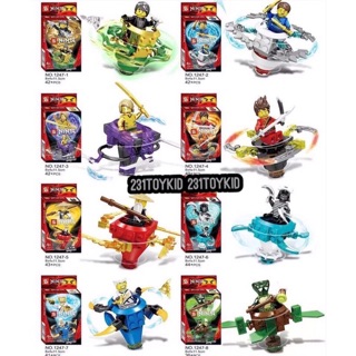 Mâu Mô Hình Minifigures Lego Sy1247 (1-8) NinjaGo SpinjitZu