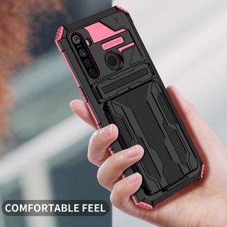 Ốp Điện Thoại Hấp Thụ Sốc Chống Rơi Sang Trọng Cho OPPO Realme 5 5i C3 7i C11 C15 C20 C21 C17 C25