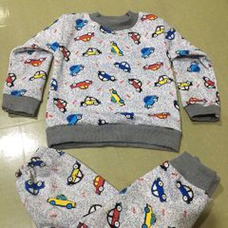 COMBO 5 BỘ NỈ BÔNG CHO BÉ