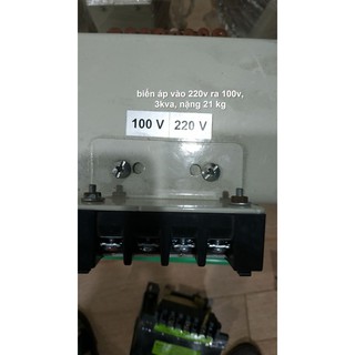 Biến áp cách ly 220v ra 100v